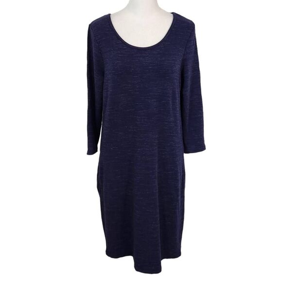 Paraphrase Navy Shift Dress Size Medium Navy T-Shirt Dress - Picture 1 of 7